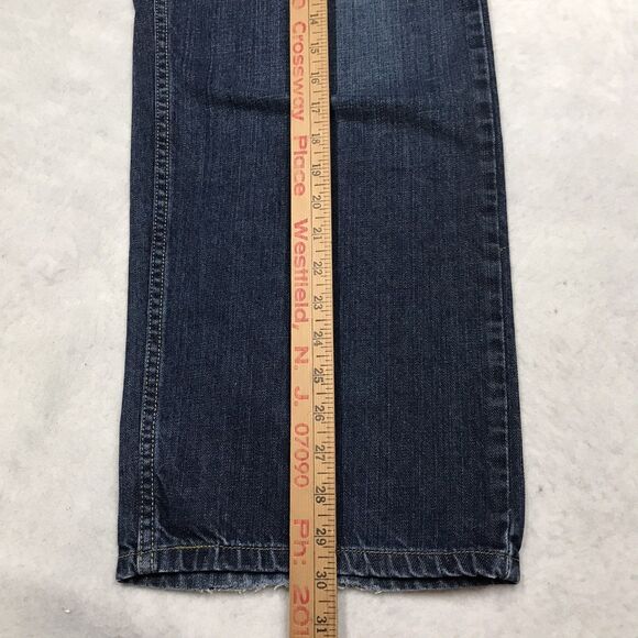 Y2K LEVIS 569 Jean Men 38x30(36/30 tag) Loose Straight Wide Leg Dark Wash Skater - Picture 9 of 15